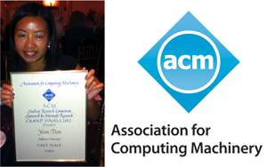 Yuan Tian receives first place in prestigious 2012 ACM Student Research Competition for Smart I/O software